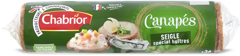 Toast Rond Au Seigle 300g