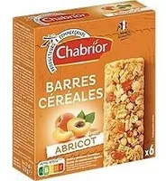 Barres céréalières à l'abricot x6 - 125 g