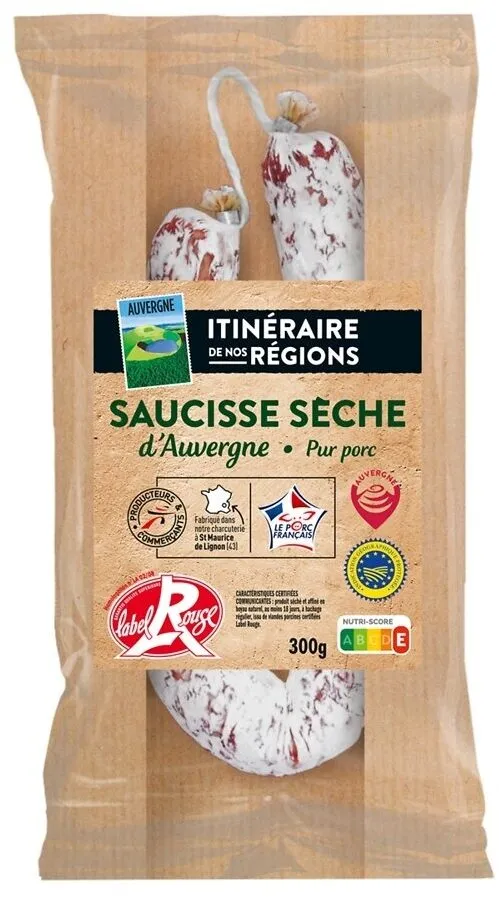 LS saucisse auvergne Courbe LR 300G