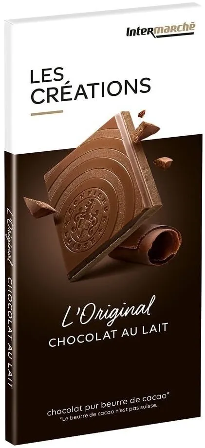 Tablette dégustation Chocolat au lait - 100g