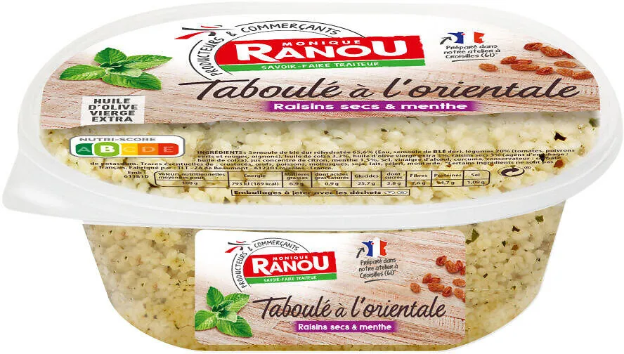 Taboule raisins 300 g a orientale