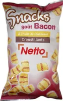 Snacks goût bacon