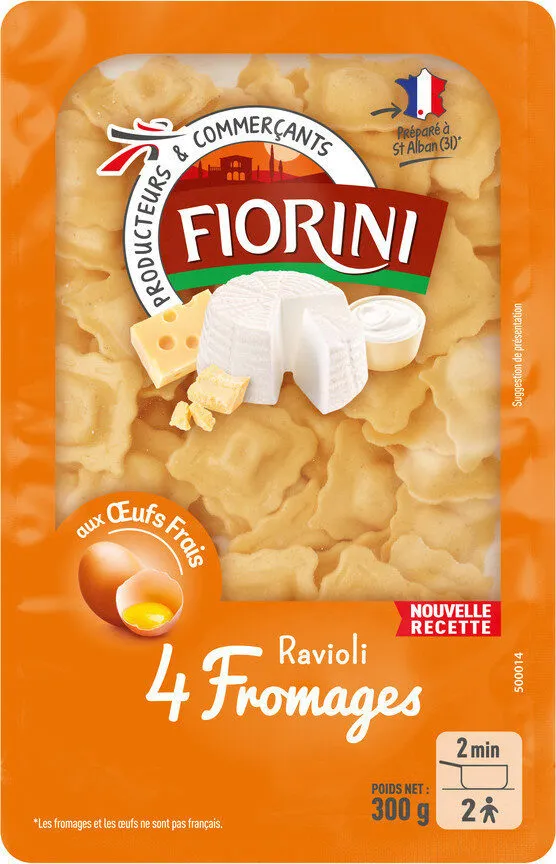 RAVIOLI AUX FROMAGES 300g