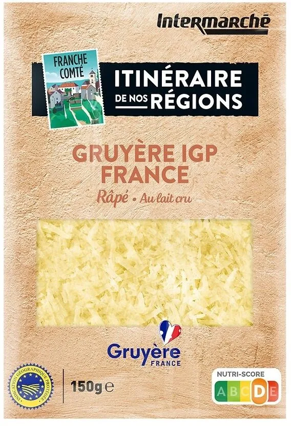 Gruyere lc igp france rape 150g