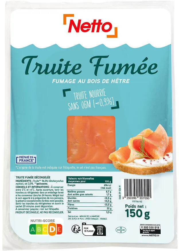 Truite fumée - 150g