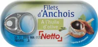 Filets d'anchois allongés à l'huile d'olive 50g