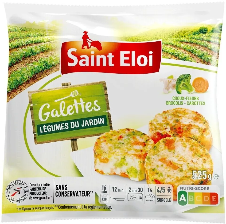 Galettes légumes du jardin (choux fleurs carottes brocolis)