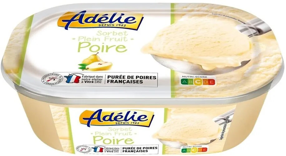 Bac sorbet poire - 1L