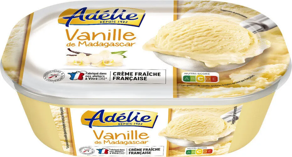 Crème glacée vanille de madagascar