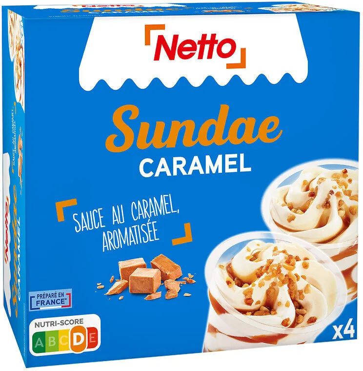 Sundae G caramel x4 - 150mL