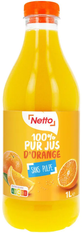 Pj orange sans pulpe pet 1l