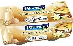 Creme aux œufs saveur vanille 4x100g