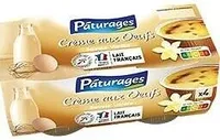Creme aux œufs saveur vanille 4x100g