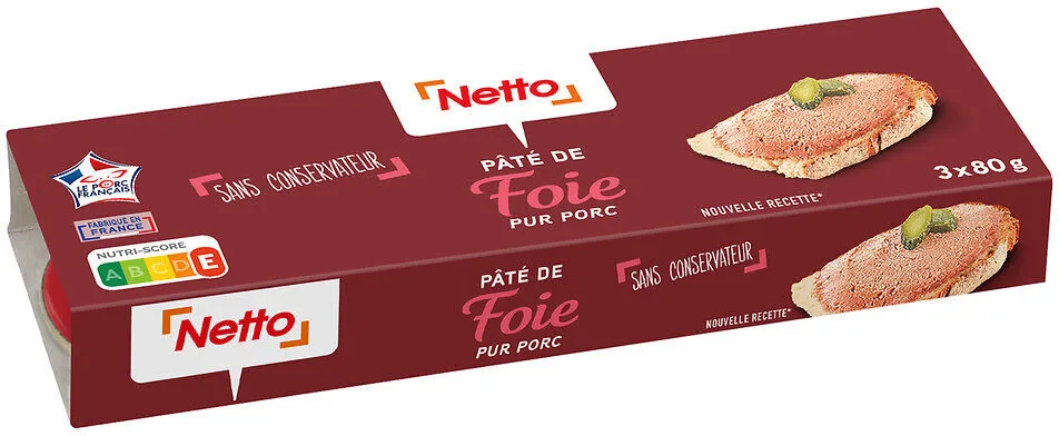 Pâté de foie - 3 x 80 g