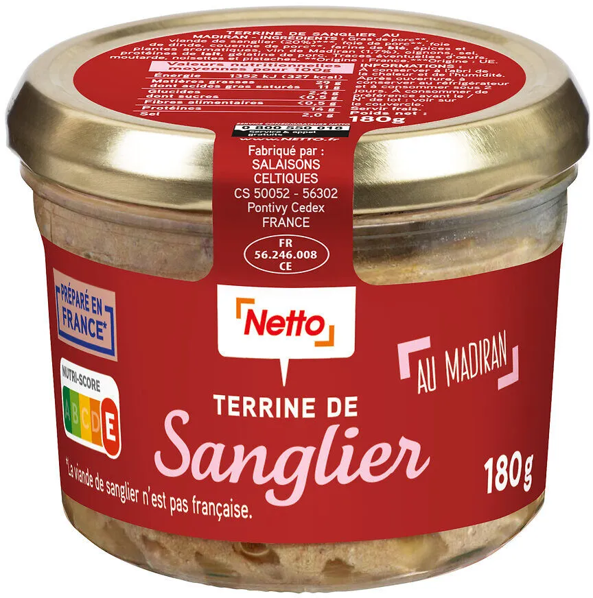 Terrine de sanglier - 180g