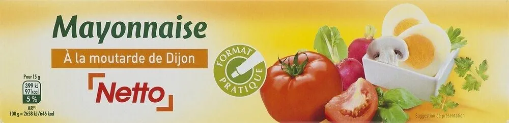 Mayonnaise à la moutarde de Dijon 175g Tube