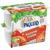 COUPELLES Compote de pommes fraises allégée en sucres - 4 x 100 g