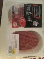Steaks Hachés, Taux De Matière Grasse Inférieur à 15% MG, x2, La Barquette, 240g