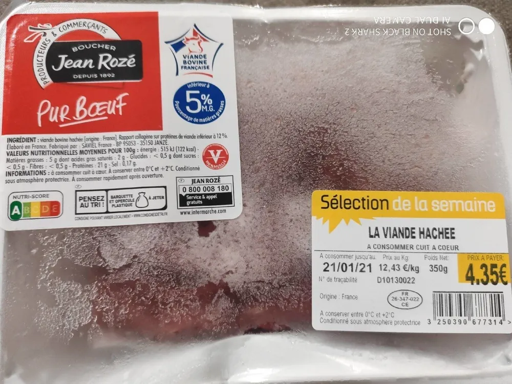 La viande hachée