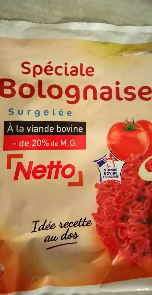 Haché bolognaise netto 600g