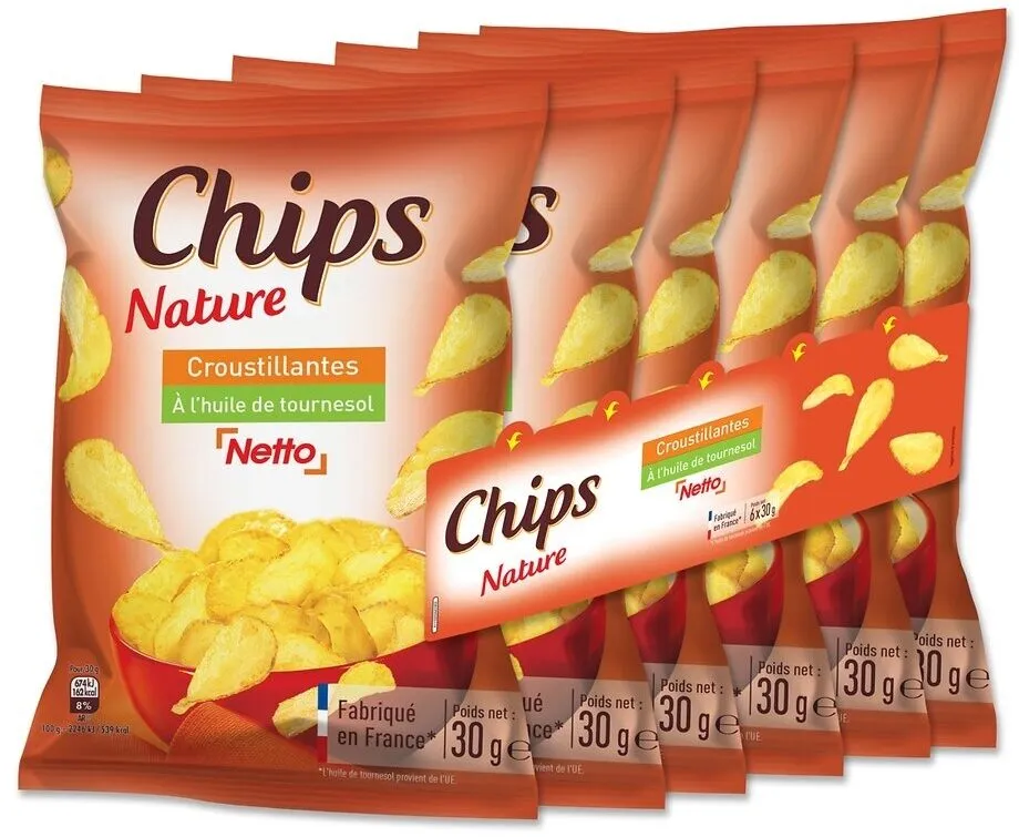 Chips nature - 6x30 g