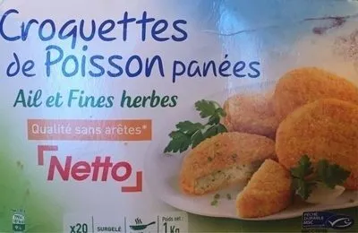 Croquettes de poisson panées Ail et fines herbes MSC 1kg