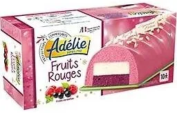 Bûche fruits rouges - vanille (S/CG) - 1000mL