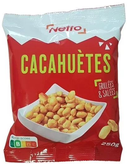 Cacahuètes grillées et salées