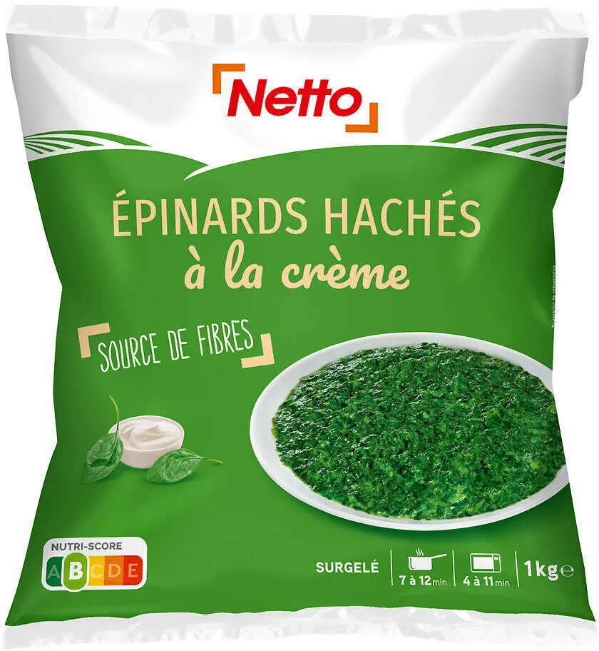 EPINARDS HACHES CREME 1kg