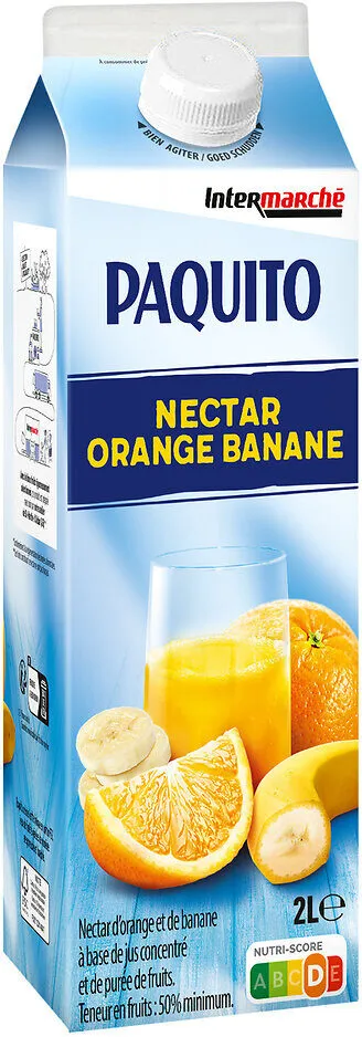 Paq nectar Orange-banane bk 2L