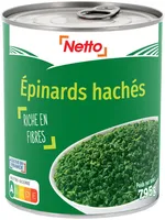 Epinards hachés - 4/4 765g