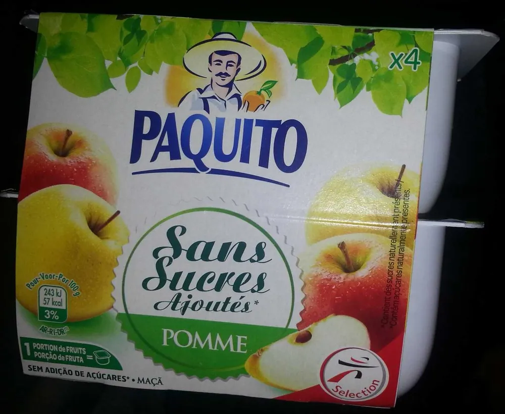 COUPELLES Purée de fruits Pommes SSA - 4 x 100 g
