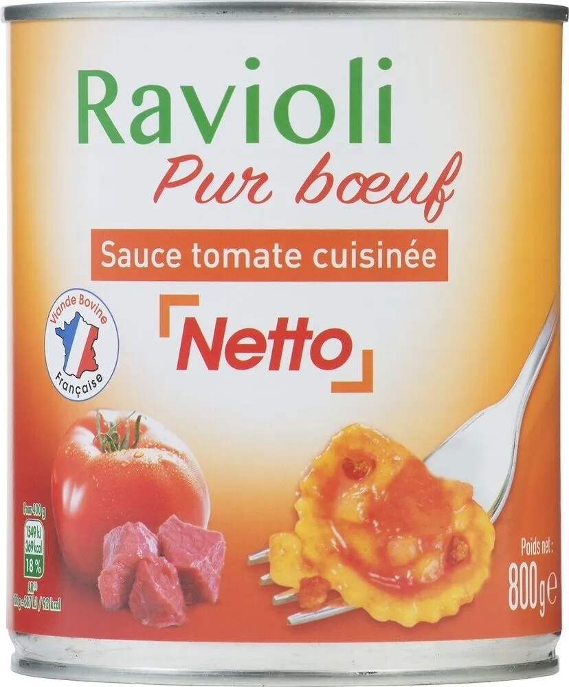 Ravioli Pur bœuf 800g