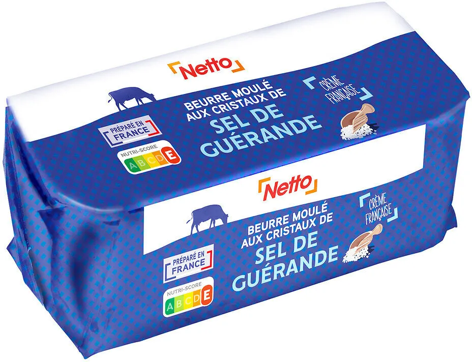 BEURRE AU SEL DE GUERANDE MOULE 250g origine France
