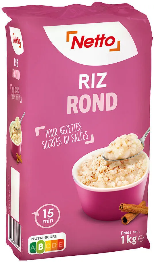 NETTO Riz rond sac 1kg
