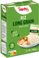 NETTO riz long incollable 4X125gr