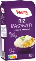 NETTO Riz basmati sac 1kg