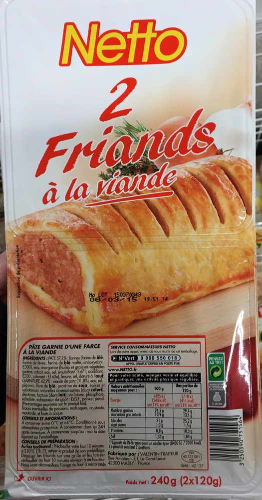 FRIAND VIANDE x 2