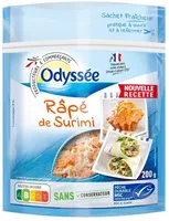 Râpés de surimi saveur crabe - MSC - 200g