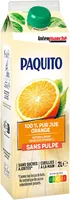 Pj orange sans pulpe brique 2l