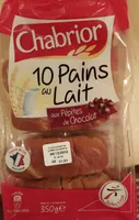 10 Pains au lait aux pépites de chocolat