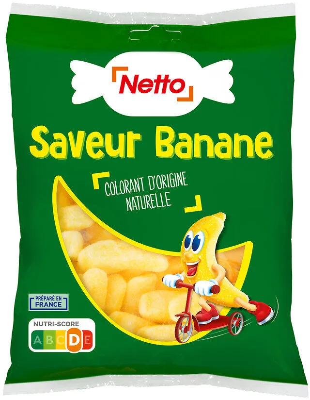 Confiserie gélifiée bananes - 300g