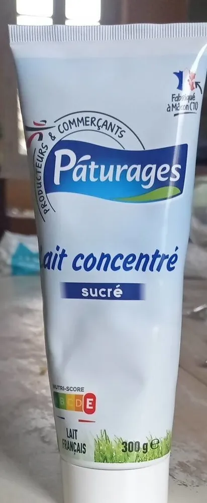 Lait concentré sucré