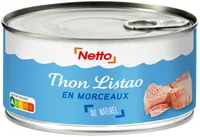 Thon listao en morceaux au naturel 400g 280g (1/2)