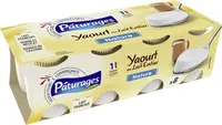 YAOURT AU LAIT ENTIER POT VERRE 8X125G - nature