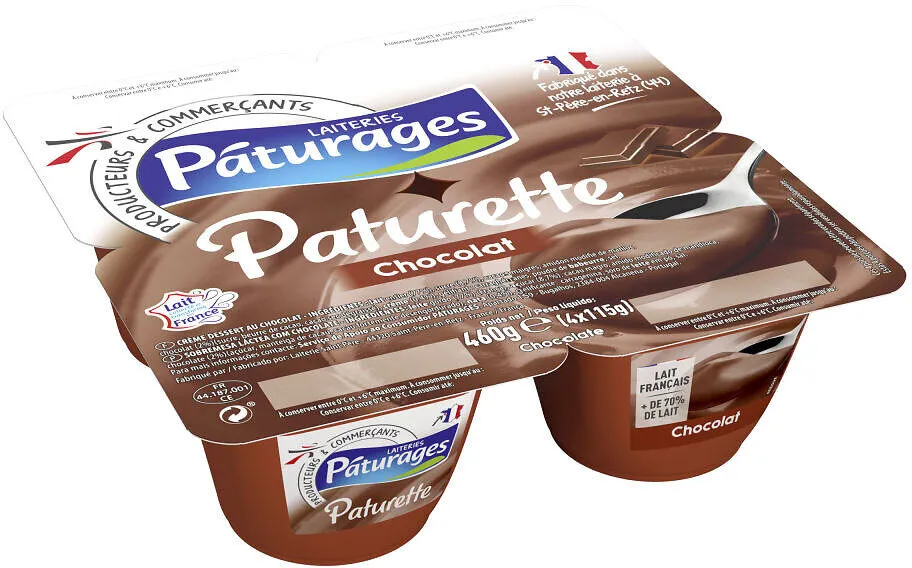 Cd chocolat paturette 4x115g