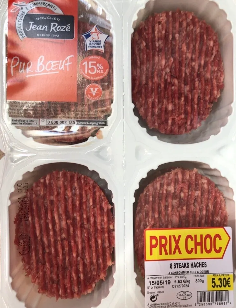 Steak haché Jean Rozé