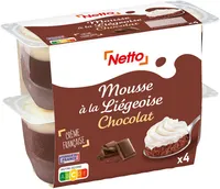 Mousse liegeoise chocolat 4x80g