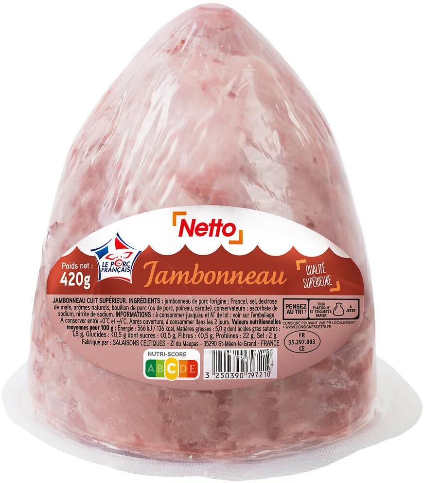 Jambonneau cuit superieur 420g