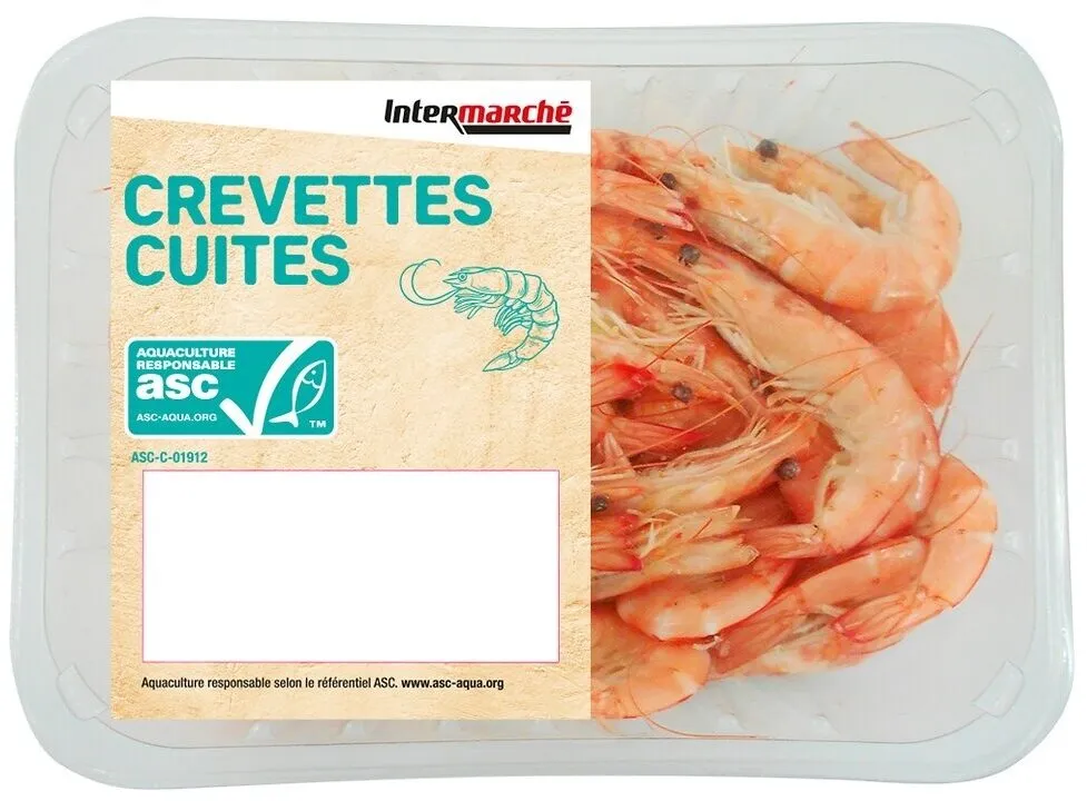 Crevettes cuites 80/100 500g